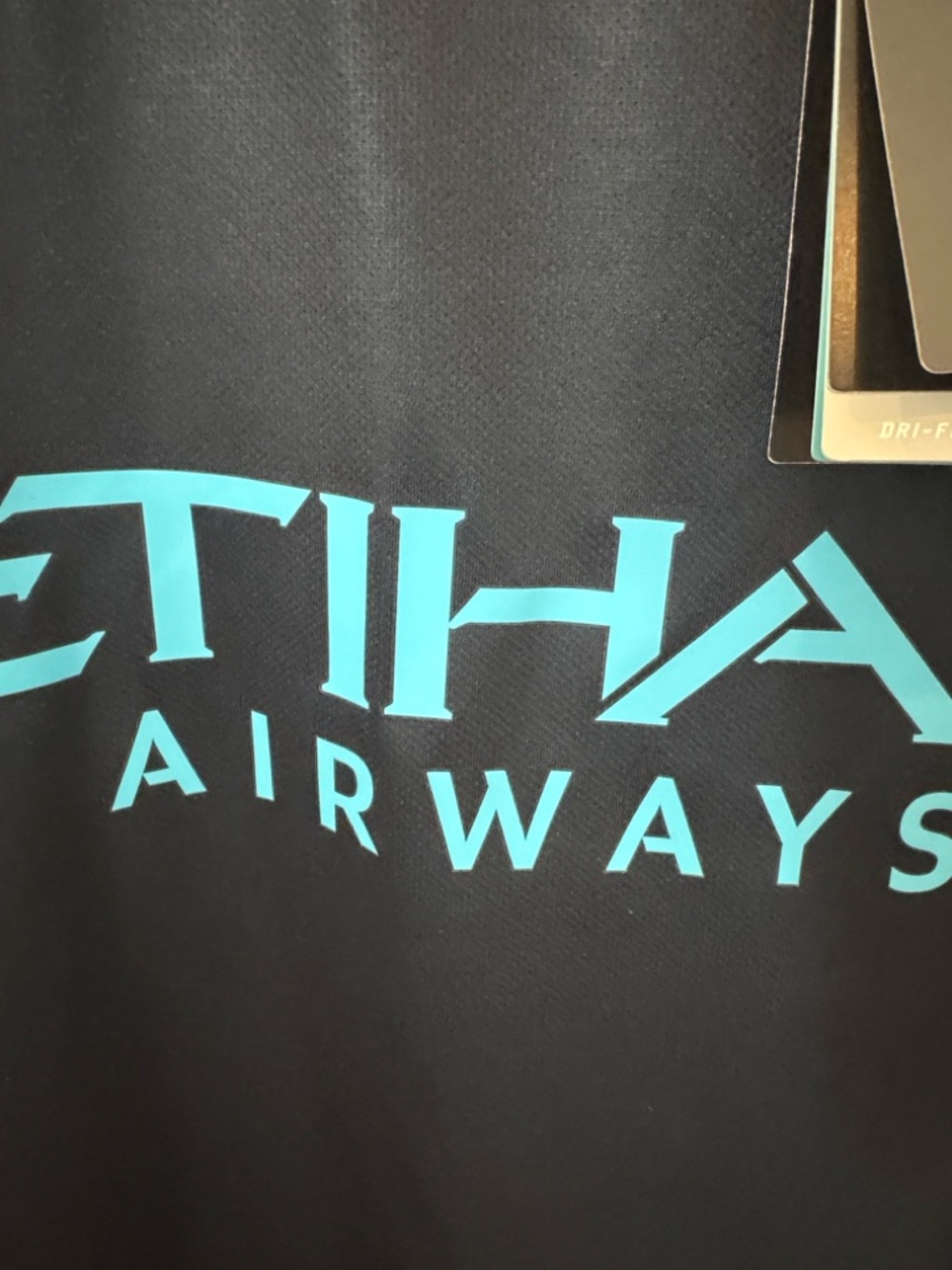 Nike Manchester City Etihad Futbol/ Soccer Away Jersey - Navy & Teal - Picture 6 of 10